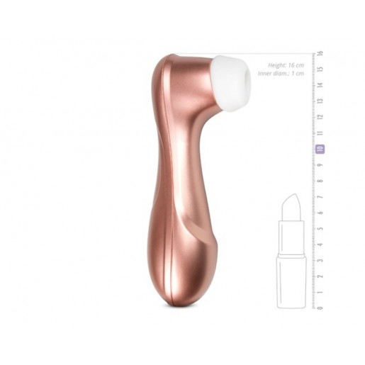 Вакуум-волновой бесконтактный клиторальный стимулятор Satisfyer PRO 2 (11 режимов , розово-золотой с белым )