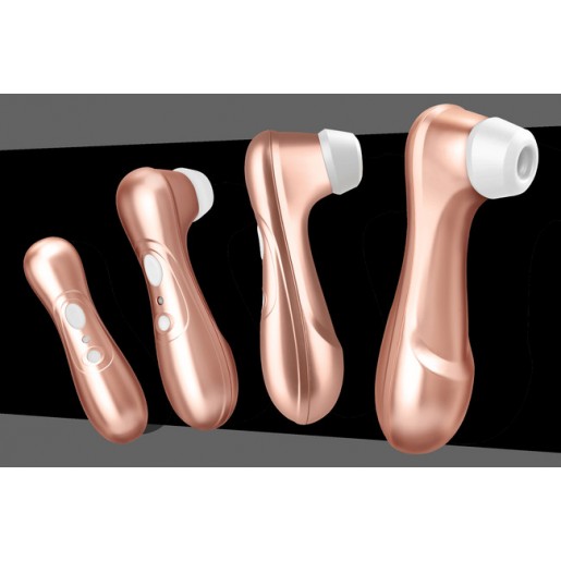 Вакуум-волновой бесконтактный клиторальный стимулятор Satisfyer PRO 2 (11 режимов , розово-золотой с белым )