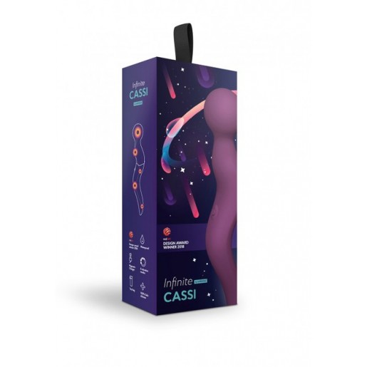 Перезаряжаемый Wand массажер Infinite Cassi (сливовый )