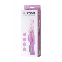 Ротационный вибратор с клиторальным зайчиком A-Toys High Tech Vibrator (8 режимов вибрации, 4 ротации)